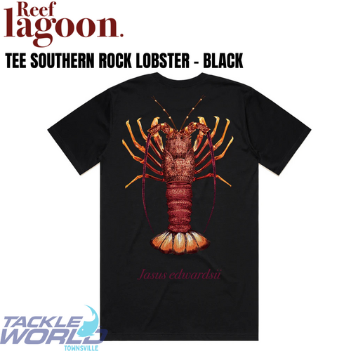 Reef Lagoon Tee Southern Rock Lobster Black [Size: S]