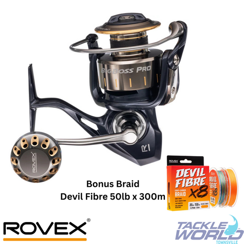 Rovex Big Boss Pro 8000/50lb Devil Fibre 300m