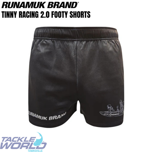 Runamuk Tinny Racing 2.0 Footy Shorts [Size: XS]