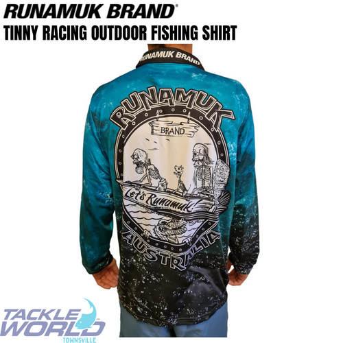Runamuk Tinny Racing Outdoor Shirt Blue XS [Size: XS]