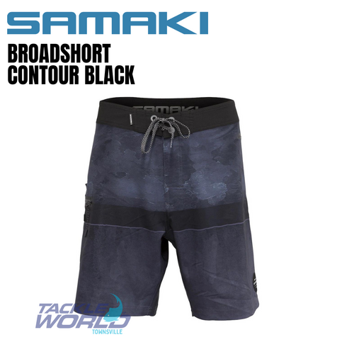 Samaki Boardshort Contour Black 32