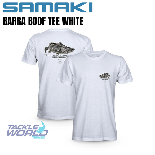Samaki Tee Barra Boof White XL
