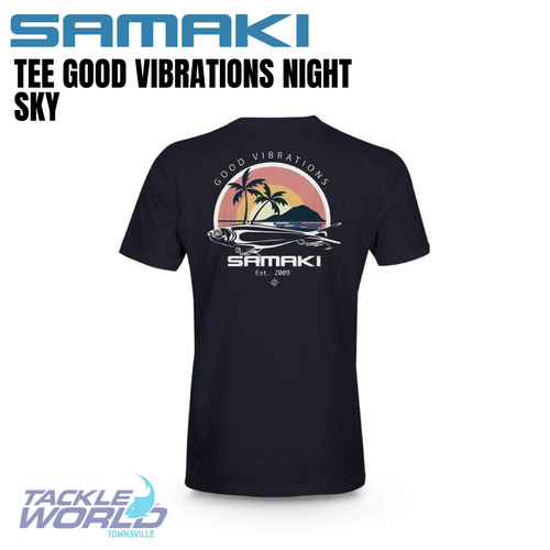 Samaki Tee Good Vibrations Night Sky S