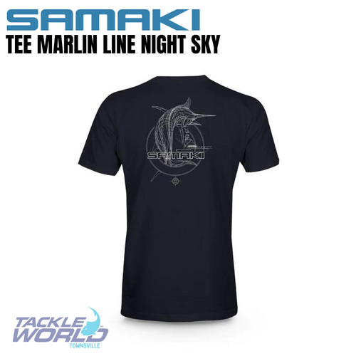 Samaki Tee Marlin Line Night Sky S
