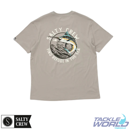 Salty Crew Schooled Premium Tee M Sharkskin