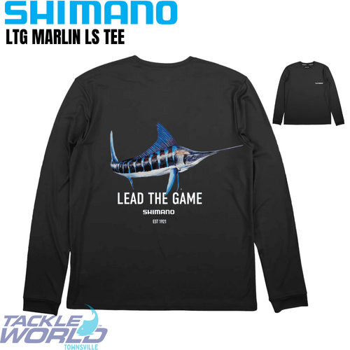Shimano LTG Marlin LS Tee Black [Size: S]