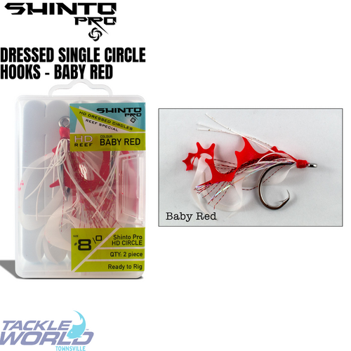 Shinto Pro HD Dressed Circle 8/0 Baby Red