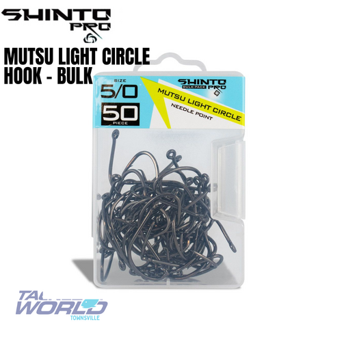 Shinto Pro Mutsu Light Circle Bulk 5/0 - 50pc