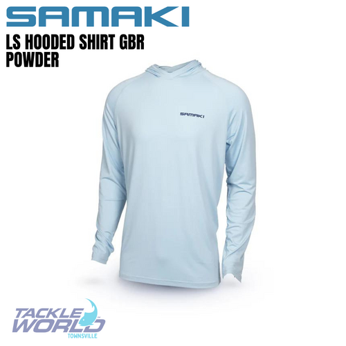 Samaki LS Hooded Shirt GBR Powder S