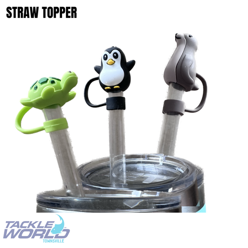 Straw Topper - Dolphin
