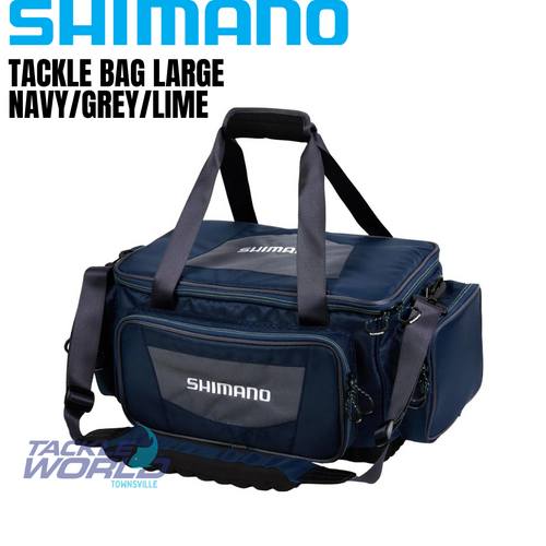 Shimano Tackle Bag Large Navy/Grey/Lime Size: M