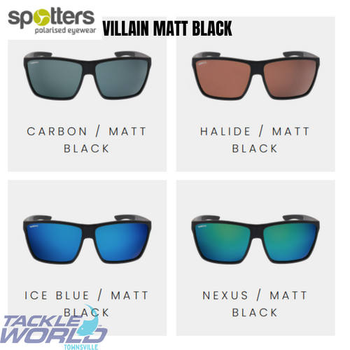 Spotters Villain Matt Black Carbon