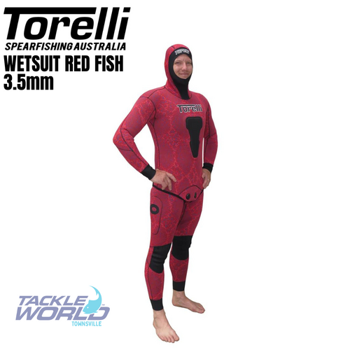 Torelli Wetsuit Red Fish 3.5mm [Size: 50]