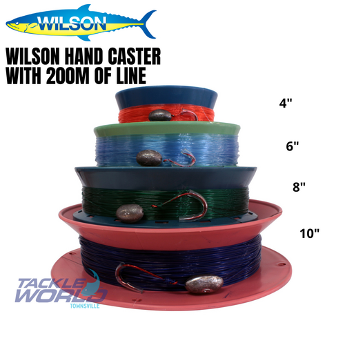 Wilson Hand Caster 10in 50lb x 200m