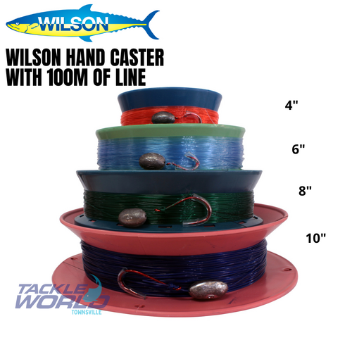 Wilson Hand Caster 4" 12lb x 100m