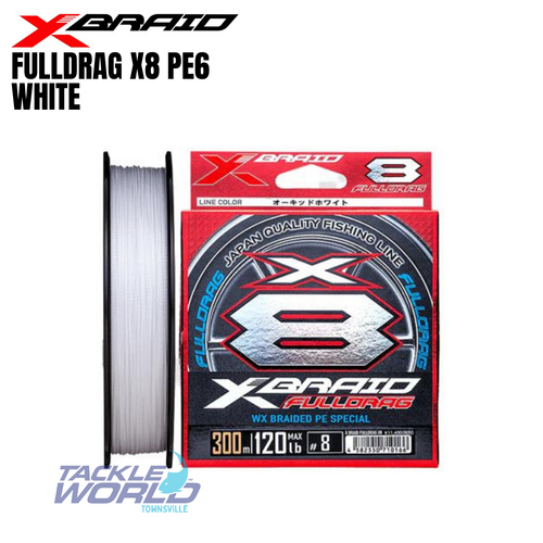 X-Braid Fulldrag X8 PE6 100lb White