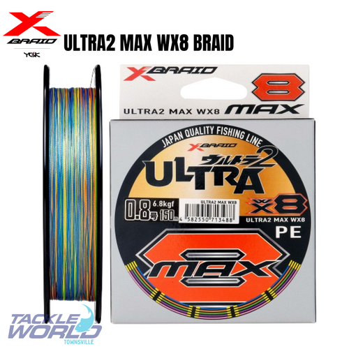 X-Braid Ultra2 Max WX8 PE3 50lb 300m Multi [Size: 50lb]