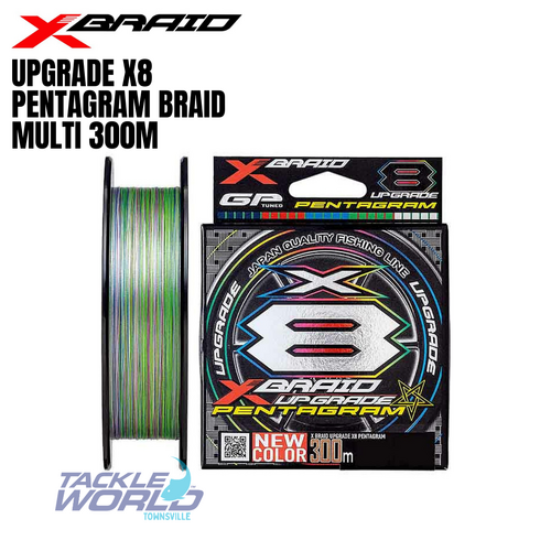 X-Braid Upgrade X8 Pentagram PE2 40lb 300m Multi